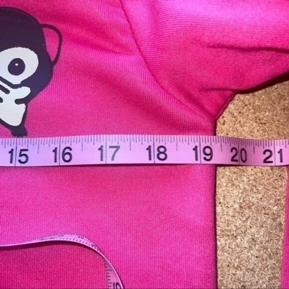 Pink Hoodie & Sweatpants Set Girls XL See-No-Evil Monkey Prints Comfortable Loun - Picture 14 of 15